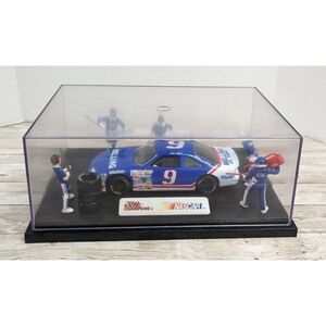 Vintage Racing Champions Bill Elliott #9 Pit Stop Show Case Die Cast 1992 NASCAR